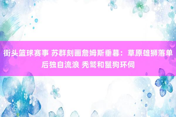 街头篮球赛事 苏群刻画詹姆斯垂暮：草原雄狮落单后独自流浪 秃鹫和鬣狗环伺