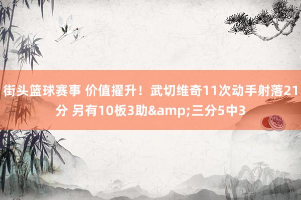 街头篮球赛事 价值擢升！武切维奇11次动手射落21分 另有10板3助&三分5中3