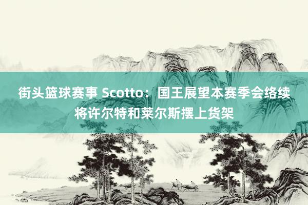 街头篮球赛事 Scotto：国王展望本赛季会络续将许尔特和莱尔斯摆上货架